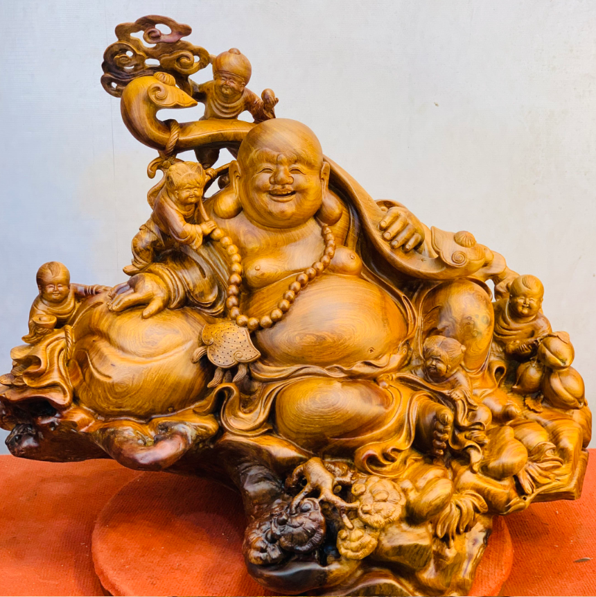 Tượng gỗ Di Lặc Gỗ Hương Ta Mẫu Thân Thuộc.png